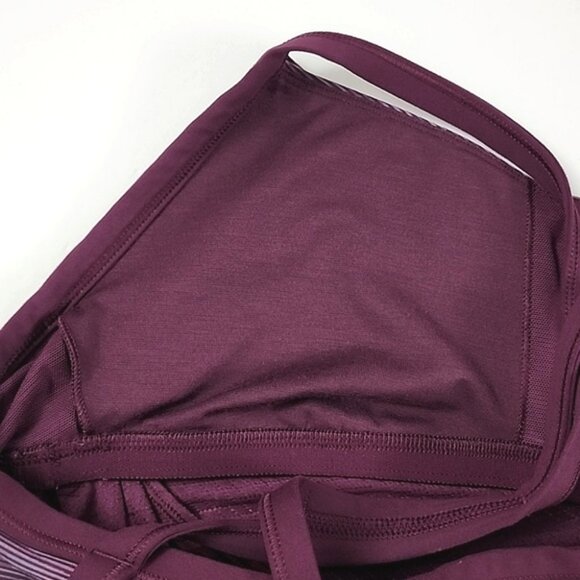 Lululemon C.Y.B Tank Plum Wee Space Plum Built-In Shelf Bra Size 4 - Picture 10 of 14